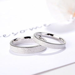 Custom Engraved Couples Wedding Rings for Him or Her