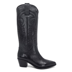 Camperos faux leather suede embroidered woman