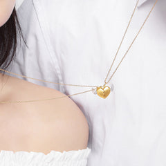 Magnetic Hearts Relationship Necklaces Gift for Boyfriend Girlfriend