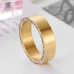 Custom Name Unisex Wedding Ring