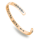 Inspirational Cuff Bracelet Gift for Women