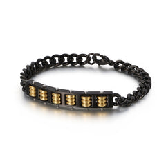 Fidget Spinner Bracelet for Men - Stainless Steel - 20cm