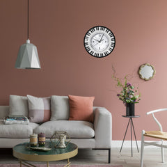 Wall Deco Silent Clock Gift for Piano Lover