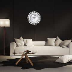 Wall Deco Silent Clock Gift for Piano Lover