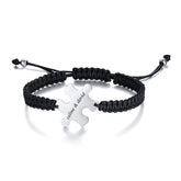 Puzzle Piece Custom Engraved Bracelet