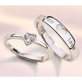 Endless Love Marriage Rings for Couple (Adjustable Size)