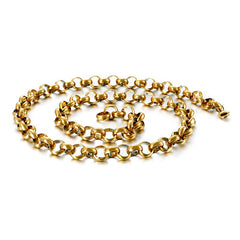 Stylish Rolo Belcher Chain for Men Stainless Steel