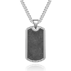 Custom Name Thick Chain Mens Pendant Necklace