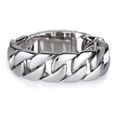 Cuban Chain Mens Bracelet with Names Engraved