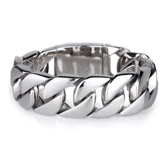 Cuban Chain Mens Bracelet with Names Engraved
