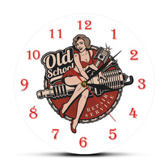 Customized Car Garage Wall Deco Clock