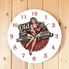 Customized Car Garage Wall Deco Clock