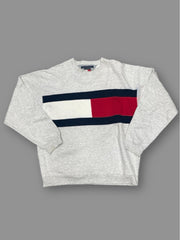 Felpa girocollo Vintage Tommy Hilfiger tg L
