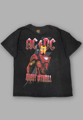 T shirt Vintage Iron Man ACDC tg L