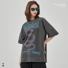 Oversized vintage print nirvana sweater