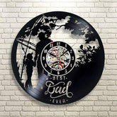 Gift for Father Lp Record Wall Clock