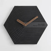 Hexagon Modern Analog Silent Wall Clock