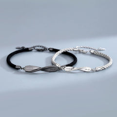 Personalized Infinity Couple Bracelets - Meaningful Gift for Couples