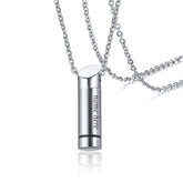 Engraved Memorial Keepsake Urn Cremation Necklace