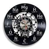 Gift for Chemistry Teacher Lp Record Wall Clock