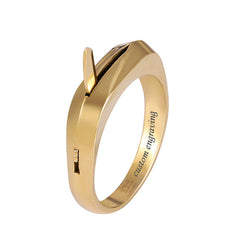 Gulleiâ„?Custom Engraved Self Defense Unisex Ring