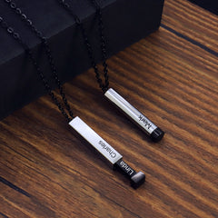 Personalized Best Friendship Necklaces Gift Set