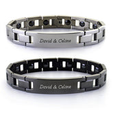 Matching Friendship Bracelets with Custom Engraving Set of 2