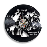 Anniversary Gift Personalized Vinyl Record Clock