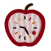 Apple-icious Silent Kids Wall Clock �14.6" (MDF)