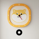 Woof Time �Silent Pendulum Clock for Kids (Dog Design) 30cm