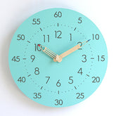 Learning Time Silent Kids Wall Clock �12" Pencil Hands (MDF)