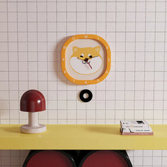 Woof Time �Silent Pendulum Clock for Kids (Dog Design) 30cm