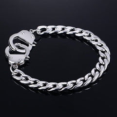 Personalized HandCuffs Promise Bracelet for Men