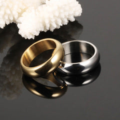 Name Engraved Promise Ring for Him Christmas Gift 7mm