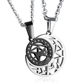 Interlocking Engravable Couples Jewelry Set for Soulmates