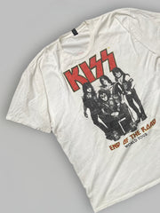 T shirt vintage KISS WORLD TOUR tg 2XL