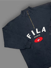 Felpa 3/4 zip vintage Fila tg XL