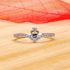 Custom 0.1 Carat Diamond Half Eternity Ring for Her