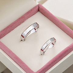 Forever Love Couples Promise Rings Set Sterling Silver