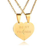 Engraved BFF Pendants Necklaces Birthday Gift Set