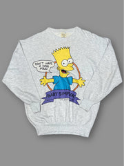 Felpa girocollo Vintage Bart Simpson tg L