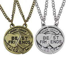 Bff Best Friends Coin Friendship Necklaces Gift Set