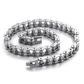 Chunky Bike Chain Necklace for Men �Stainless Steel, 55cm