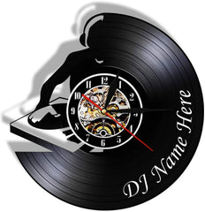 Gift for DJ Friend Vinyl Record Clock