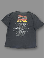 T shirt vintage AC DC Iron Man tg L