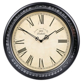 Vintage Silent Wall Clock �15" Roman/Arabic (Non-Ticking)