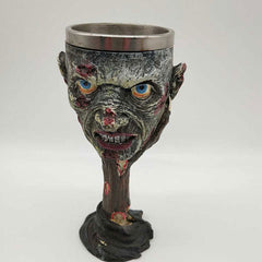 Scary Ceramic Steel Goblet Halloween Gift