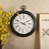 Art Deco Roman Silent Wall Clock �17" (Non-Ticking)