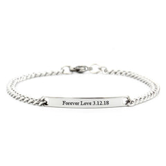 Personalized Engraved Bracelet - Unique Gift for Her