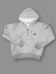 Felpa zip 3/4 Vintage Adidas tg M